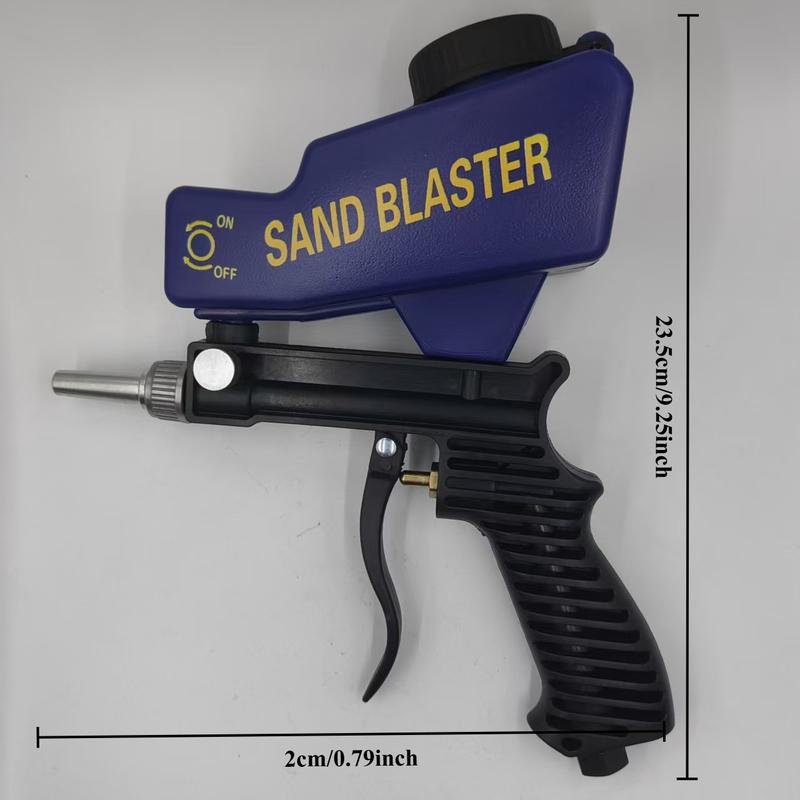 Pneumatic sandblasting gun, portable handheld, pneumatic sandblasting gun, derusting, degreasing, and removing impurities Heavy Duty Power Tools Pressure Metal Industrial Handle