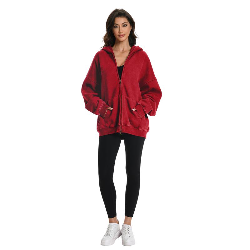 FAIABLE Unisex Oversized Sweatshirt with Double Zippers – Casual Long Sleeve Crewneck Hoodie for Women and Men – Fashion Streetwear Style Pullover Jacket – Lightweight and Comfortable Layer – Trendy Zip Up Hoodie with Relaxed Fit Baggy Menswear FAIABLE Unisex Oversized Sweatshirt with Double Zippers – Casual Long Sleeve Crewneck Hoodie for Women and Men – Fashion Streetwear Style Pullover Jacket – Lightweight and Comfortable Layer – Trendy Zip Up Hoodie with Relaxed Fit Baggy Menswear