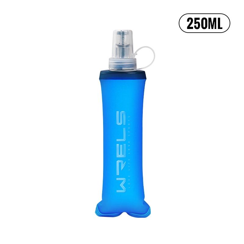 Wrels Lightweight Foldable Drink Bottle, Small Volume Large Capacity Sports Water Bottle, Available in 150ML, 250ML, 500ML, Portable Sports Bottle