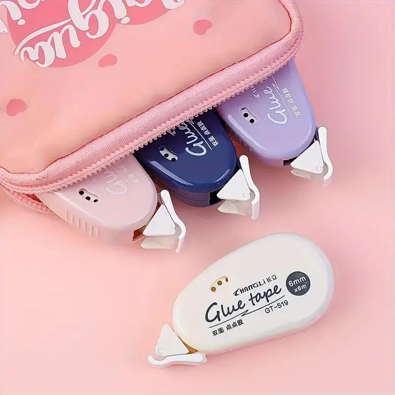 Double-Sided Tape Roll, Strong Adhesive, Easy Peel-Off, Acid-Free, No Lignin, Ideal for DIY Scrapbooks, Craft Projects, School Supplies