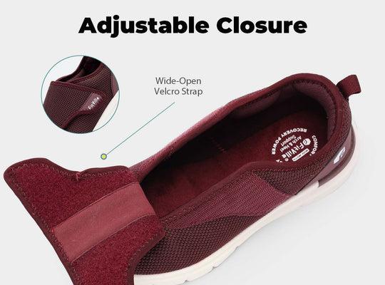 Comfortable FitVille Women's EasyTop Wings V2 - No Heel Round Toe Casual Sneaker red bottom air forces Girl Runner Walking Shoes Velcro Shoes Running Training SpringStatements