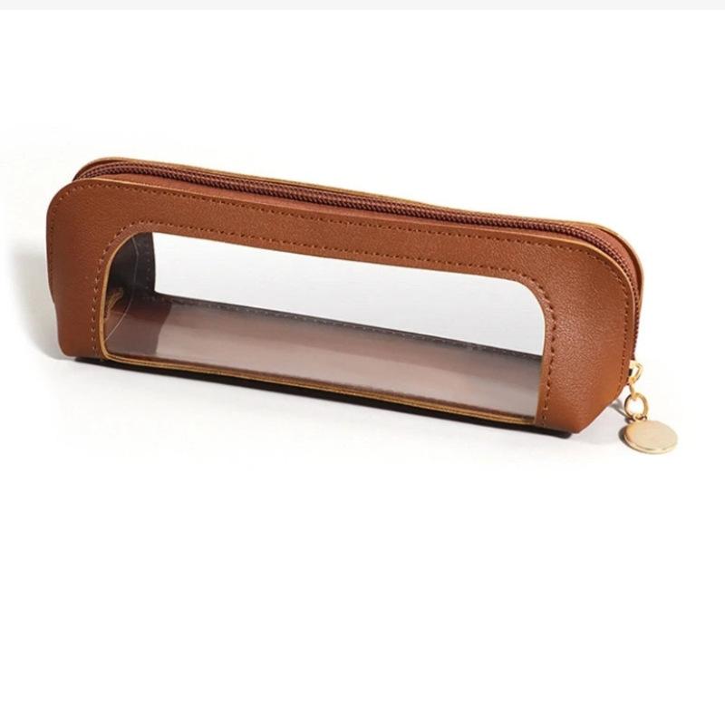 Transparent Window Makeup Bag, Multi-Color Portable Beauty Pouch, Ideal for Lipstick & Small Beauty Essentials, Travel-Friendly Organizer, Makeup Storage Bag