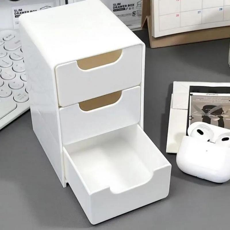 9/6/3-grid storage box organizer, dustproof storage container, stackable desktop organizer with drawers, drawers organization, suitable for cosmetic storage racks