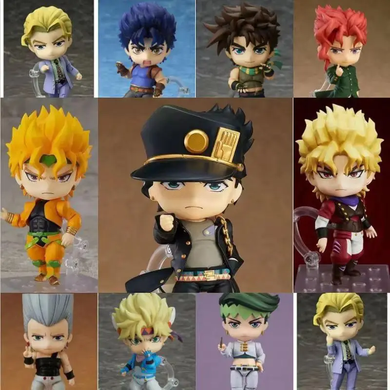 Q Version Anime Movable Figures Set Dio Brando Josuke Jotaro Kakyoin Collectible Model Doll Decor Gift For Anime Collection Popular toys 2026 Hot selling toys