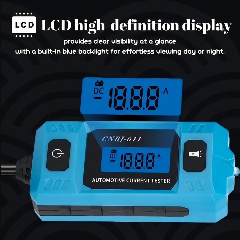 Automotive Circuit Detector (with Battery), Automotive Current Tester, Circuit Measuring Instrument, Max 48V Fuse Tester, Automotive Tester, Fault Testing Tools