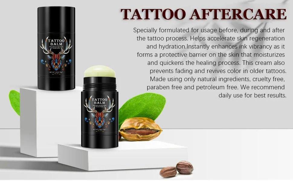 Tattoo Aftercare Butter Balm 2.6oz Natural Organic Tattoo Cream Moisturizer For Old & New Tattoo Healing Brighten Enhance Ink Color Tattoo Aftercare Butter Balm 2.6oz Natural Organic Tattoo Cream Moisturizer For Old & New Tattoo Healing Brighten Enhance Ink Color
