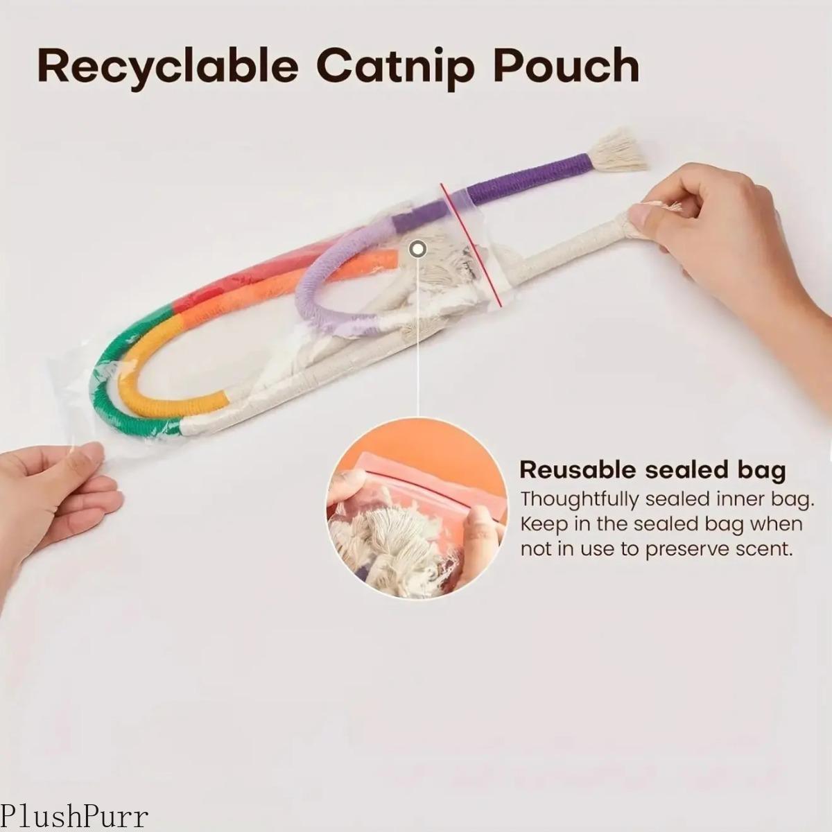 3 Pcs Cat Chew Rope Toys, 2026 Durable Indoor Kitty Accessories for Teeth Cleaning, Bite Training, Interactive Daily Entertainment