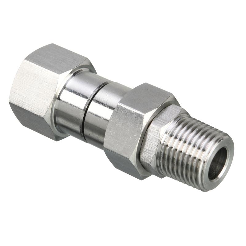M MINGLE Pressure Washer Swivel, 3/8 Inch NPT Male Thread Fitting, Stainless Steel, 4500 PSI，Christmas gifts