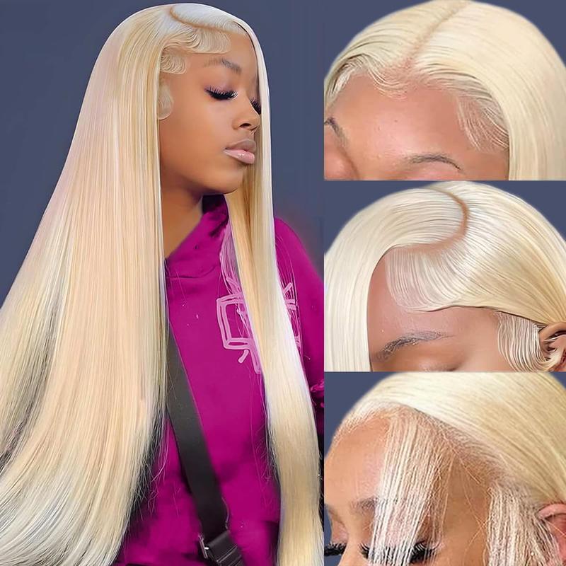 613 Blonde HD 13x6 Lace Frontal Wigs Pre plucked 13x4 Hot Red Straight Blonde Lace Front Human Hair Wigs For Women Can Be Dyed 180% Density