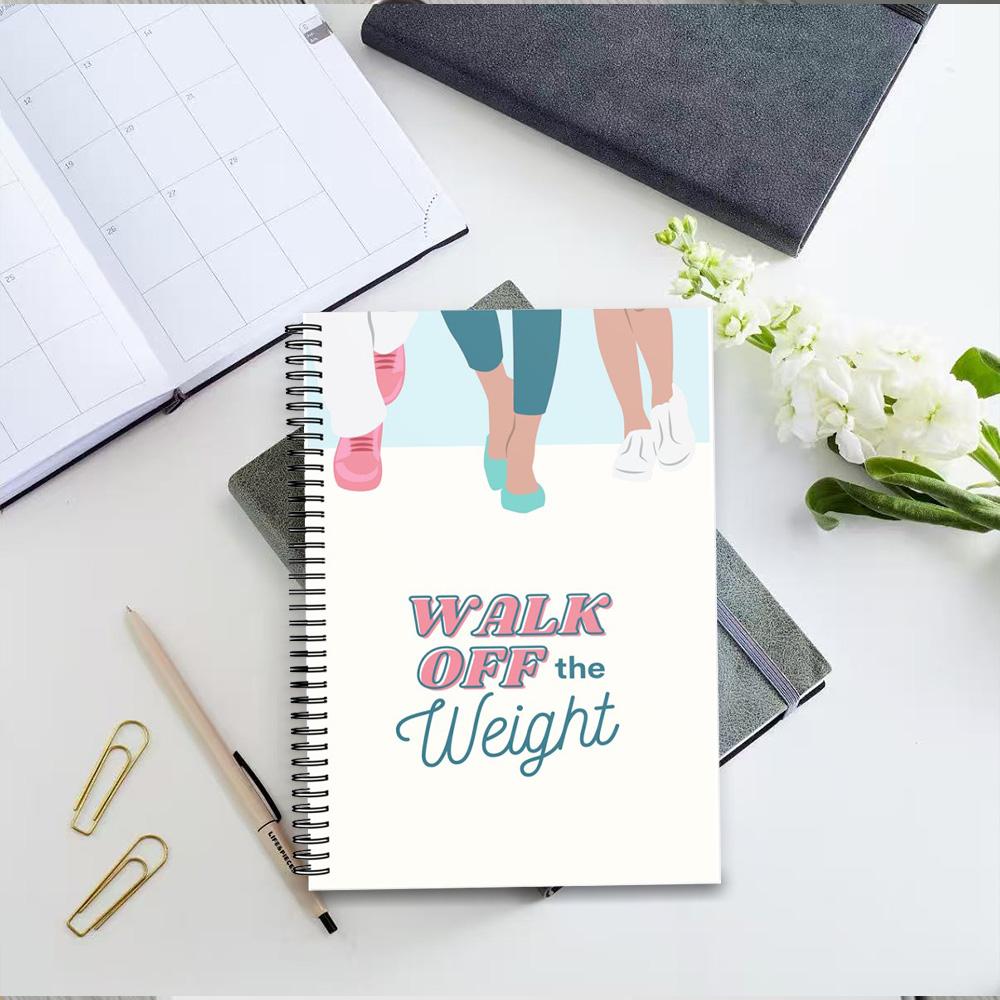 Weight Loss Fitness Journal, Challenge Notebook, Guided Workout Log with Motivational Prompts for Goal Setting and Habit Tracking