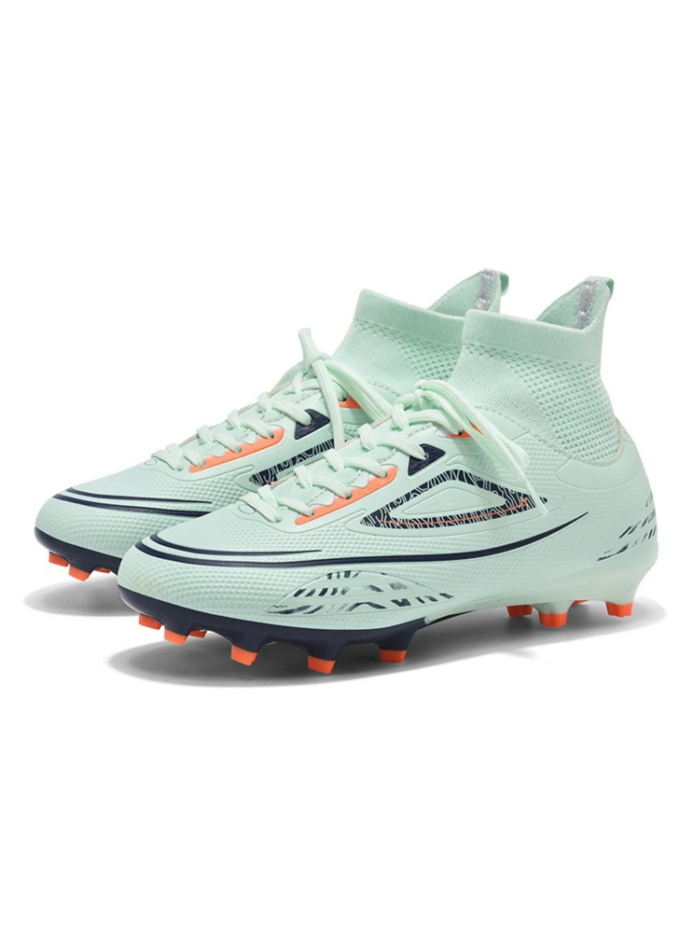 Men's/women's High-Top Soccer Shoes, Fg Cleats, Anti-Slip Breathable Design, Durable Tpu Sole, Ideal for Training, Running, Outdoor Use
