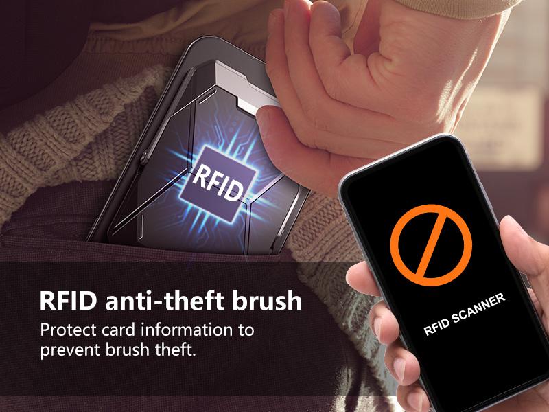 i-Blason Metal Lock MagSafe Wallet – Holds 6 Cards | RFID Blocking | Kickstand | Strong Magnet (3000g) | for iPhone 12-16 & Non-MagSafe Phones