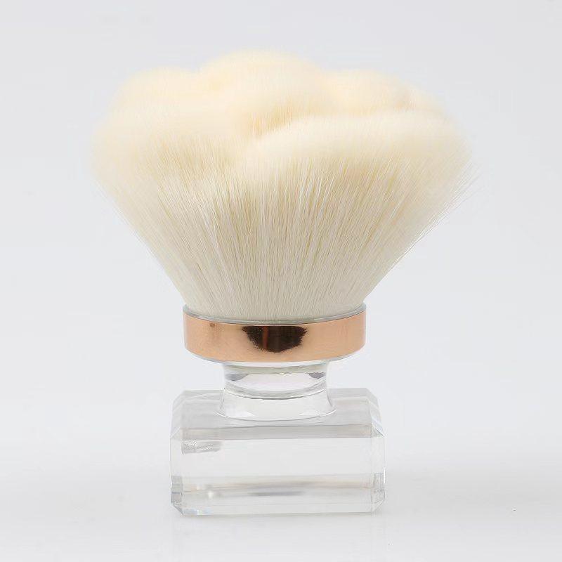 Soft Fluffy Makeup Brush Nail Dust Remover Brush Foundation Brush Mushroom Head Beauty Cosmetic Tool
