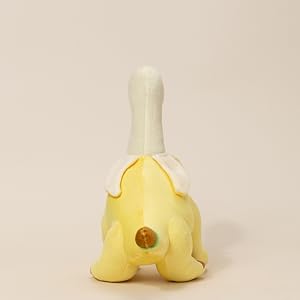 11'' Banana Dinosaur Plush Toy, Yellow Dinosur Stuffed Animal, Soft and Creative Design, Perfect Present for Kids and Friends, Ideal Present for Birthdays, Christmas, Children's Day