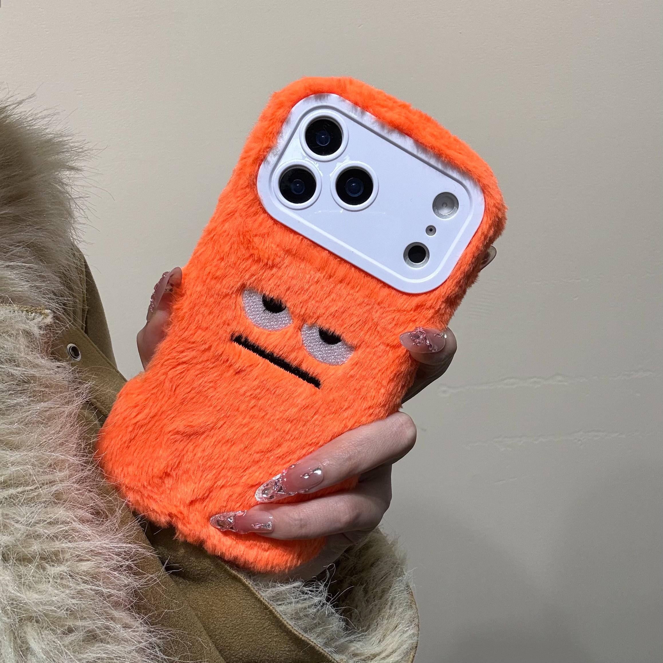 Ugly Cute Funny Face Fluffy Phone Case, Winter Warm Cover for iPhone 17/16/15/14/13/Pro/ProMax, Fun Expression Design - TikTok Shop Ugly Cute Funny Face Fluffy Phone Case, Winter Warm Cover for iPhone 17/16/15/14/13/Pro/ProMax, Fun Expression Design - TikTok Shop