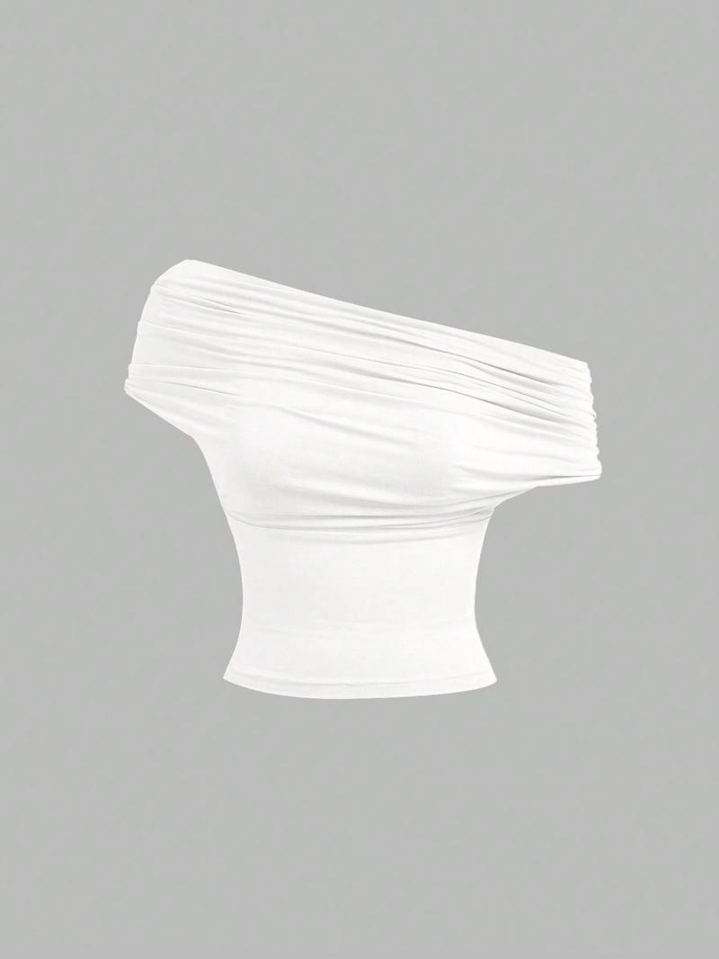 Women's Elegant Solid Color Versatile Halter Neck Top, Stylish & Comfortable Design, Perfect for Casual Wear, Ideal for Everyday Use