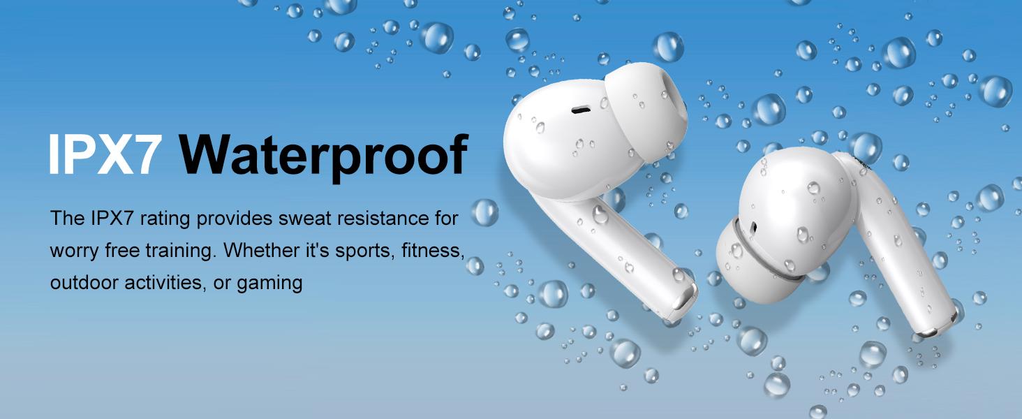 Smart Earphones with Touchscreen, Touch Screen Earbuds, 13 Functions Wireless Headphones Bluetooth 5.4, Touch Buds with LED Screen, ANC/ENC Noise Cancelling, 40H Playtime, for iOS Android