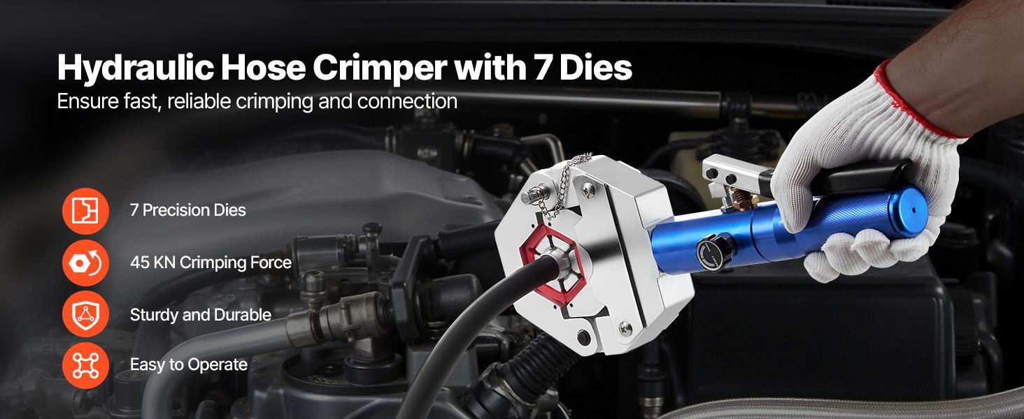 Hydraulic A/C Hose Crimper Kit overview