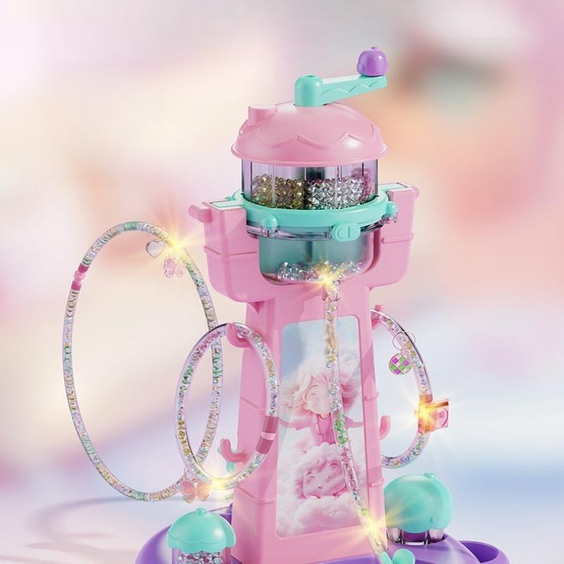 Handmade Fun DIY Bead Loom Machine, Simple Craft Art Accessories Set, DIY Jewelry Making Kit, Christmas Holiday Handmade Gift