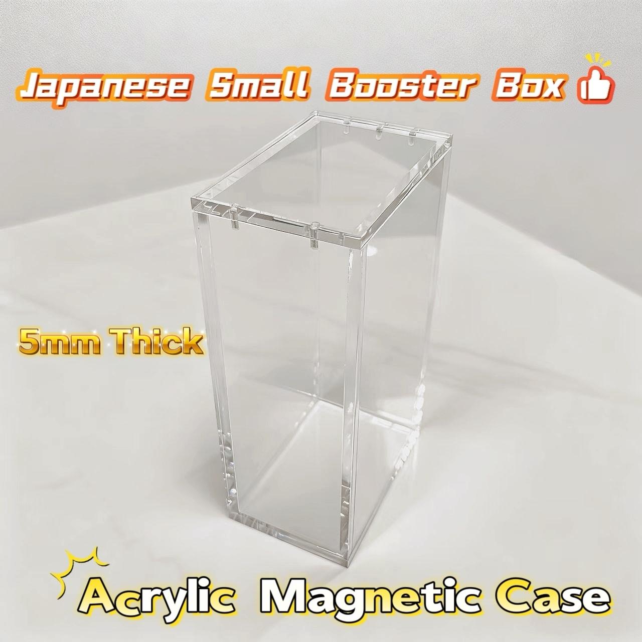 5mm Thick Acrylic Magnetic Closure Display Box, Stackable Transparent Acrylic, Safe Magnet Design, Card and Collection Secure Storage Holder