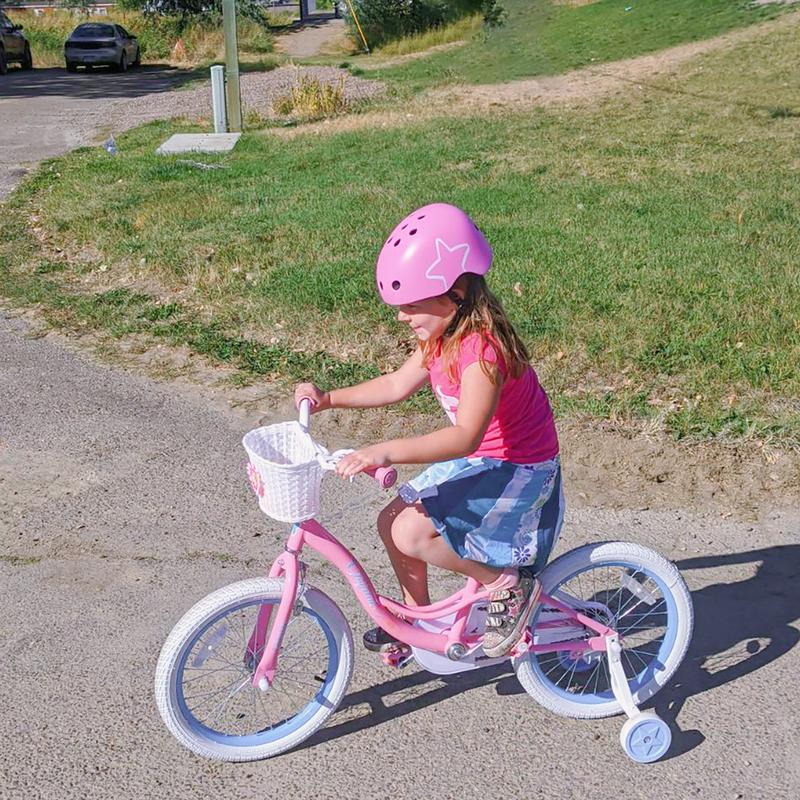 JOYSTAR ON SALE 2-8 Years Old Girls Bike Toddlers Kids 12-18 Inch Kids Bike with Training Wheels Handbrake Basket boy girl