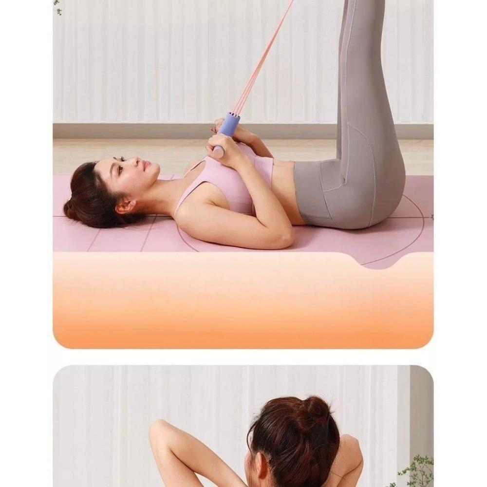 Rally device Sit-ups Assisted tension rope Household women's yoga fitness waist and abdomen trainer