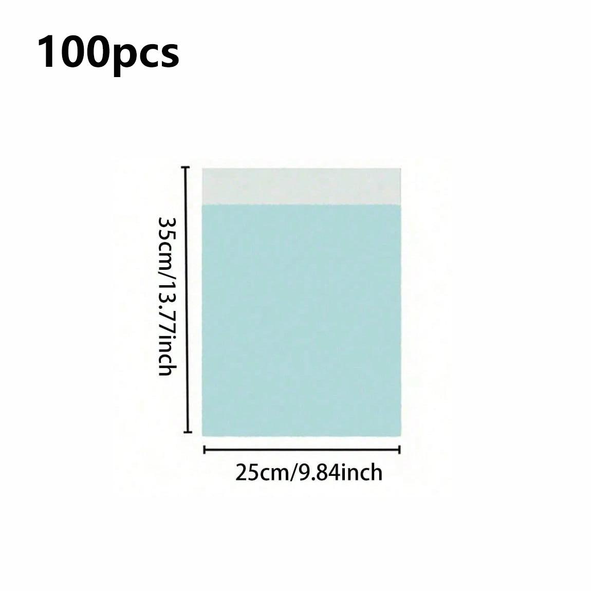 Thick Waterproof Solid Color Packaging Bags, Simple Multi-Functional Pouches, Ideal for Office, Gifts, Holidays, New Semester Welcome