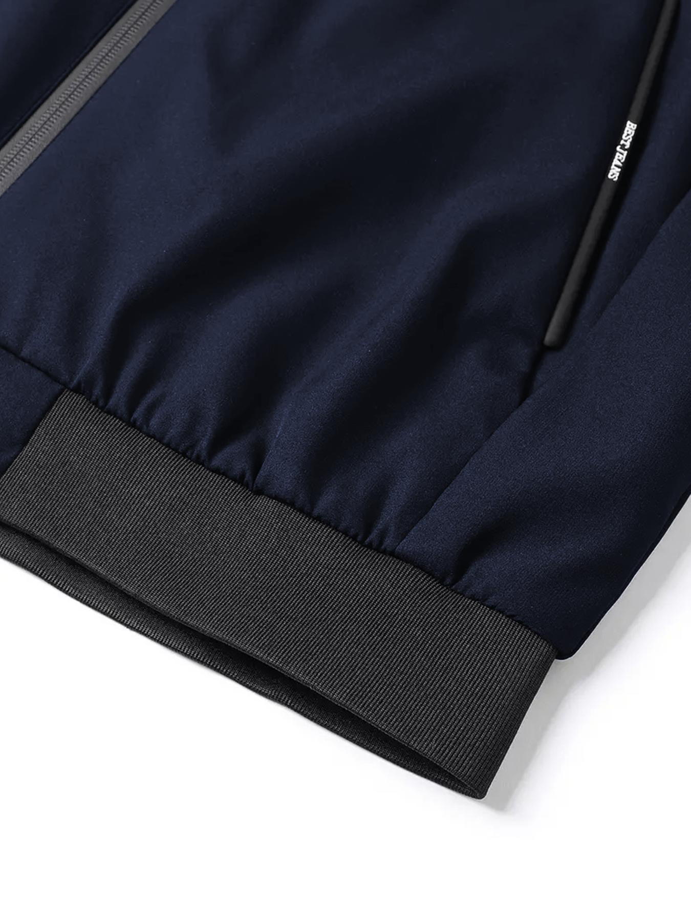 Men's Polyester Fabric Jacket, Durable Material for Long-Term Wear, Ideal for Daily Commuting & Casual