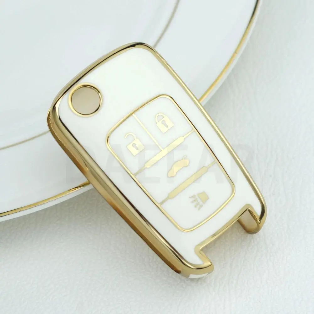 4 - Gold Line White