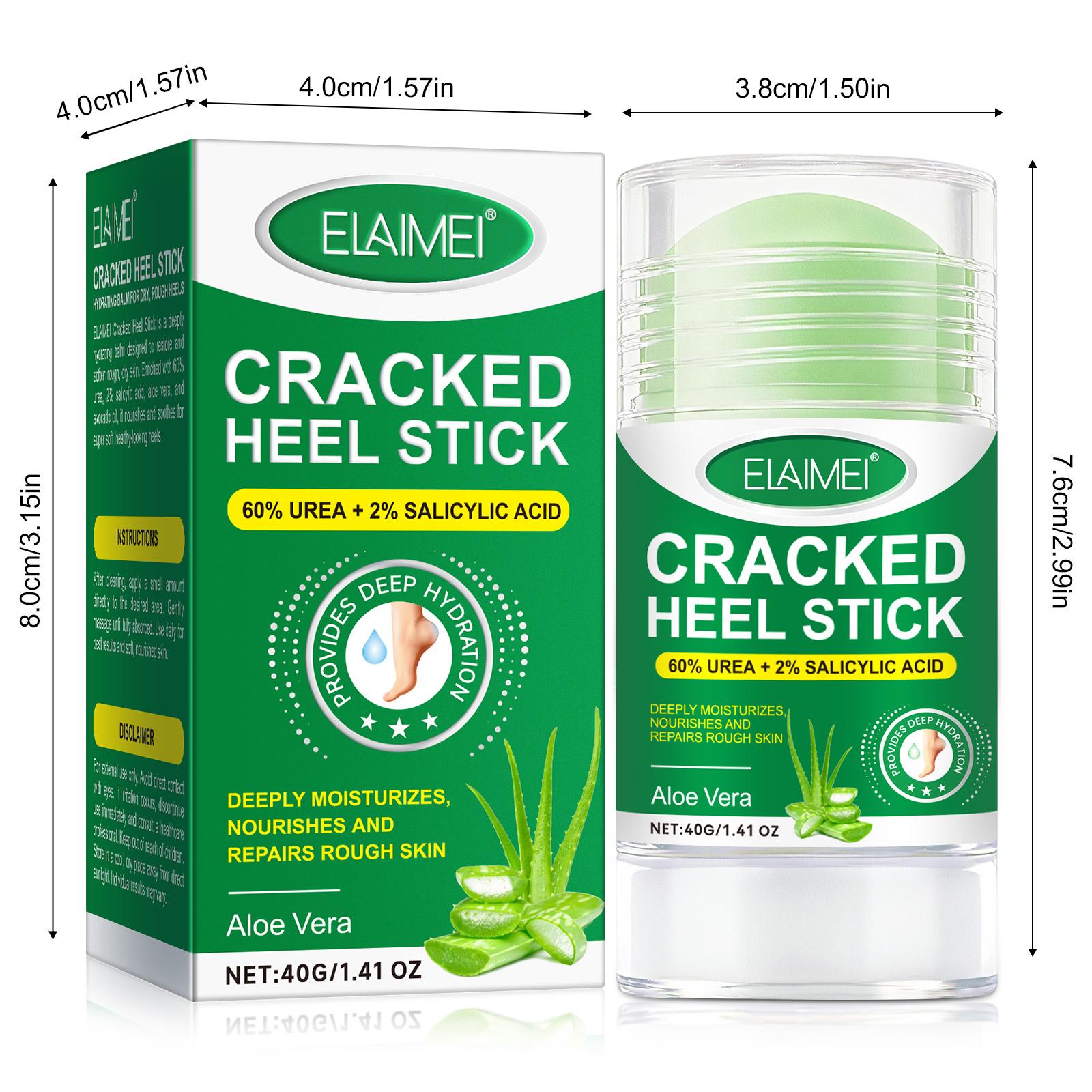 Elaimei Foot Care Stick, Avocado Oil Moisturizing Heel Cracked Cream, Hydrating Rough Skin, Winter Essential Anti-Dryness Foot Lotion