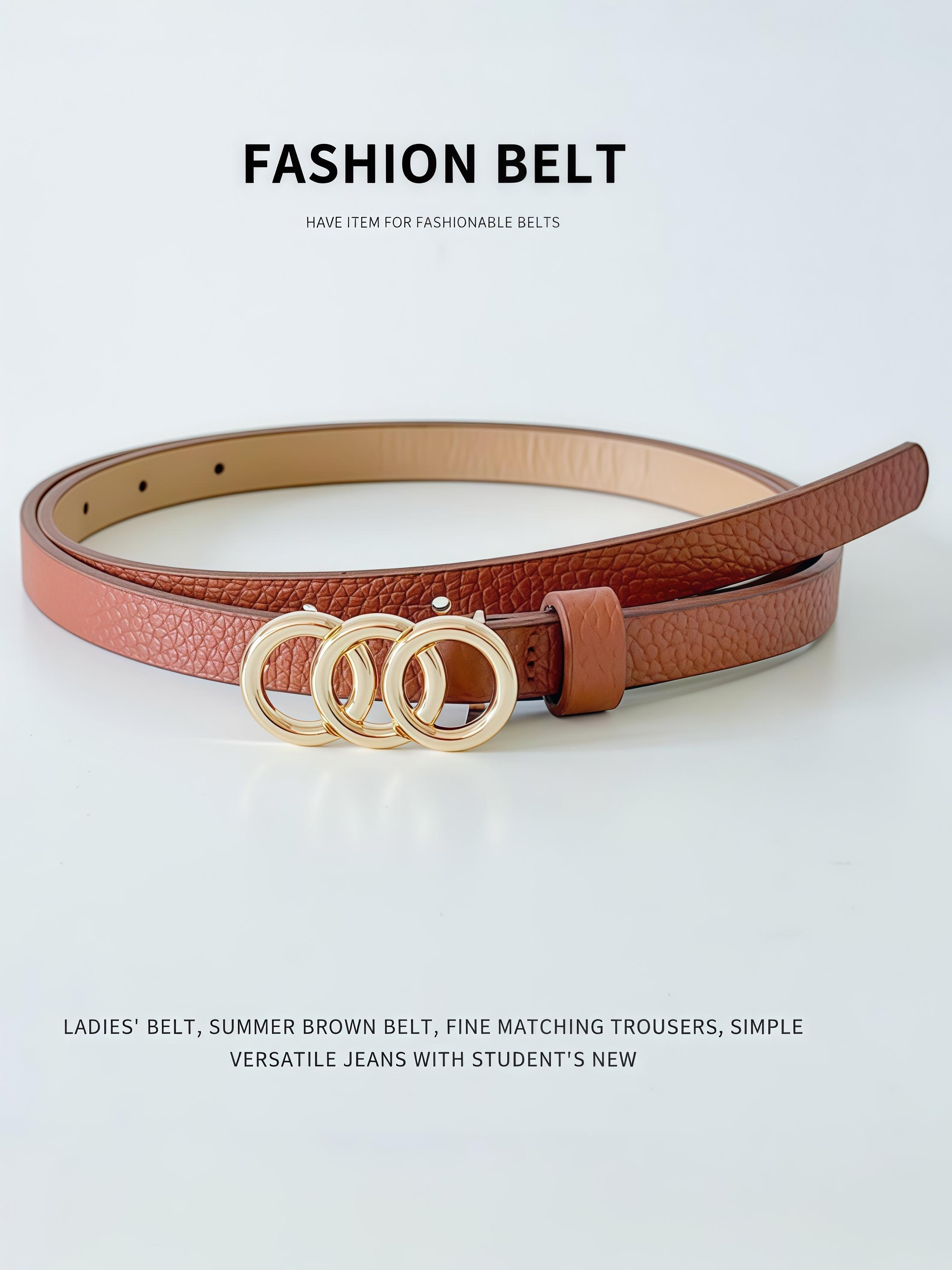 Women's Elegant Belted Waist Fashionable Versatile Dress and Jeans, Perfect for Daily Use and Office Style, Stylish and Comfortable