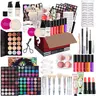 Popfeel Ultimate Makeup Set, Cosmetic Makeup Set, Cosmetics Kit, 15-Piece All-In-One Flawless Makeup Kit, Makeover Kit, Live Beauty Series, Eyeshadow Set, Essential for Beginners & Professionals, Perfect Gift, Make Up Kits
