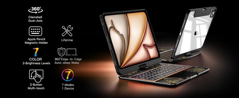 360 Swivel iPadCase Magic Keyboard With High Appearance 360 transparent case for iPad(not include iPad!!!) 360 Swivel iPadCase Magic Keyboard With High Appearance 360 transparent case for iPad(not include iPad!!!)