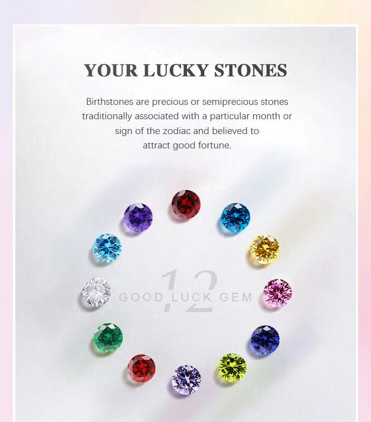 Elegant Birthstone Heart Necklace with Engraved I Love You to the Moon and Back, Rose Gold Heart Pendant, Bridesmaid & Lover Gift