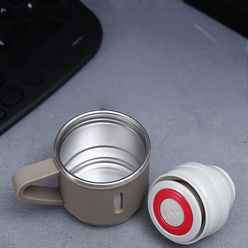 Large Capacity Stainless Steel Insulated Cup with Three Lids, Durable Kids Water Bottle, Elegant Gift Box Packaging