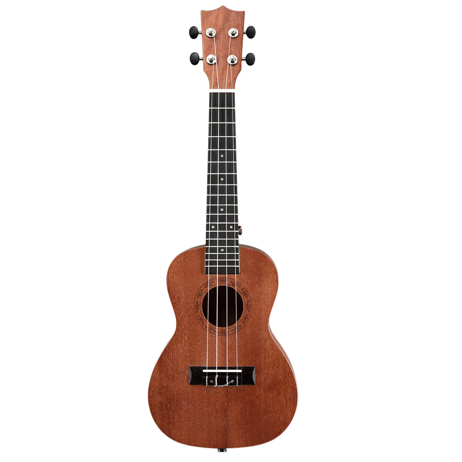 23 in Mahogany Body Rosewood Fingerboard Ukulele, Acoustic Musical Instrument for Beginners and Adults, Cotton Bag, Capo, Strap, 2 Picks, Tuner, Strings and Dust Cloth
