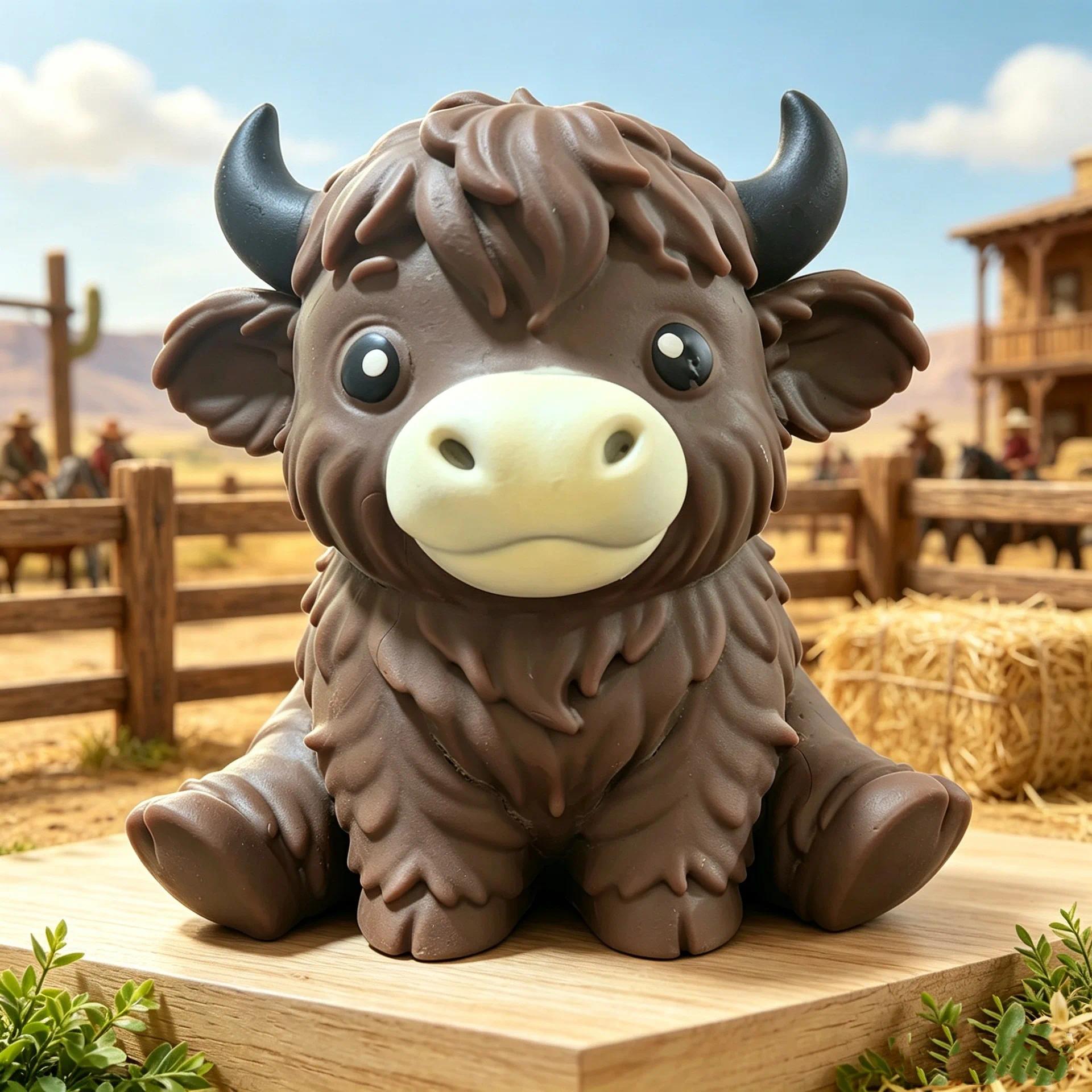 Hot Jumbo Highland Cow Stress Balls Squishies Squeeze Toy Squeeze Ball Fidget Toy for Slow-Rising Stress Relief Squeeze Toy