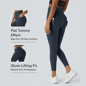 Halara UltraSculpt™ High Waisted Scrunch Butt Lifting Tummy Control Pocket Shaping Training Leggings