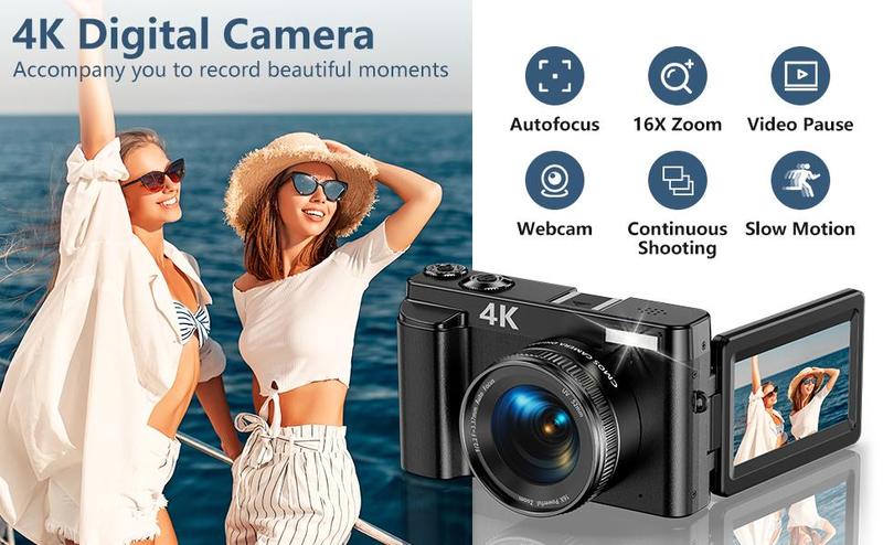 Dual Electric Edition Black Friday DC101 4K Ultra HD Digital Camera,16x Digital Zoom,48MP Digital Camera 1080P 4K volgging camera,Christmas Gift Portable Camcorder camp camera Dual Electric Edition Black Friday DC101 4K Ultra HD Digital Camera,16x Digital Zoom,48MP Digital Camera 1080P 4K volgging camera,Christmas Gift Portable Camcorder camp camera