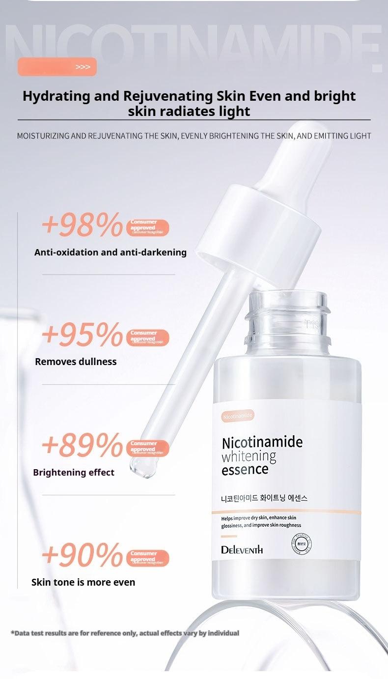 DEleventh Niacinamide Brightening Serum 37ml: Moisturizes, brightens, and smooths skin, diminishing dark spots and dullness.