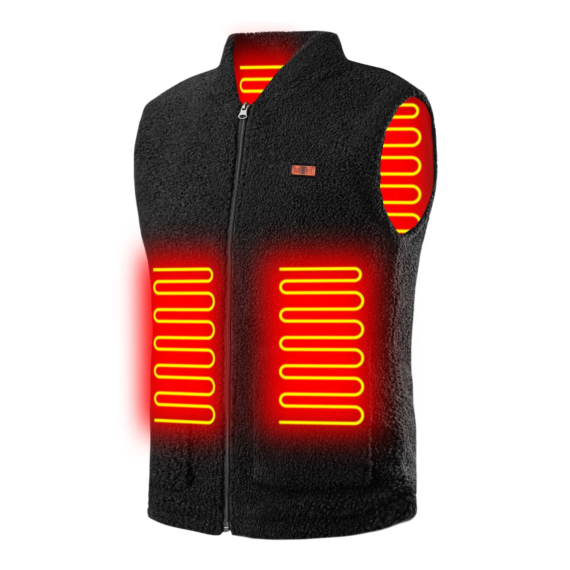 Dual control 8-zone black