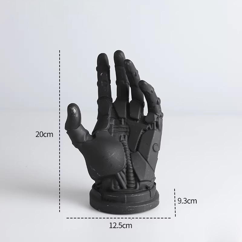 Cyberpunk Mechanical Hand Game Controller Stand, Ring Bracelet Holder, Photo Background Decor, Xbox Switch Console Accessory