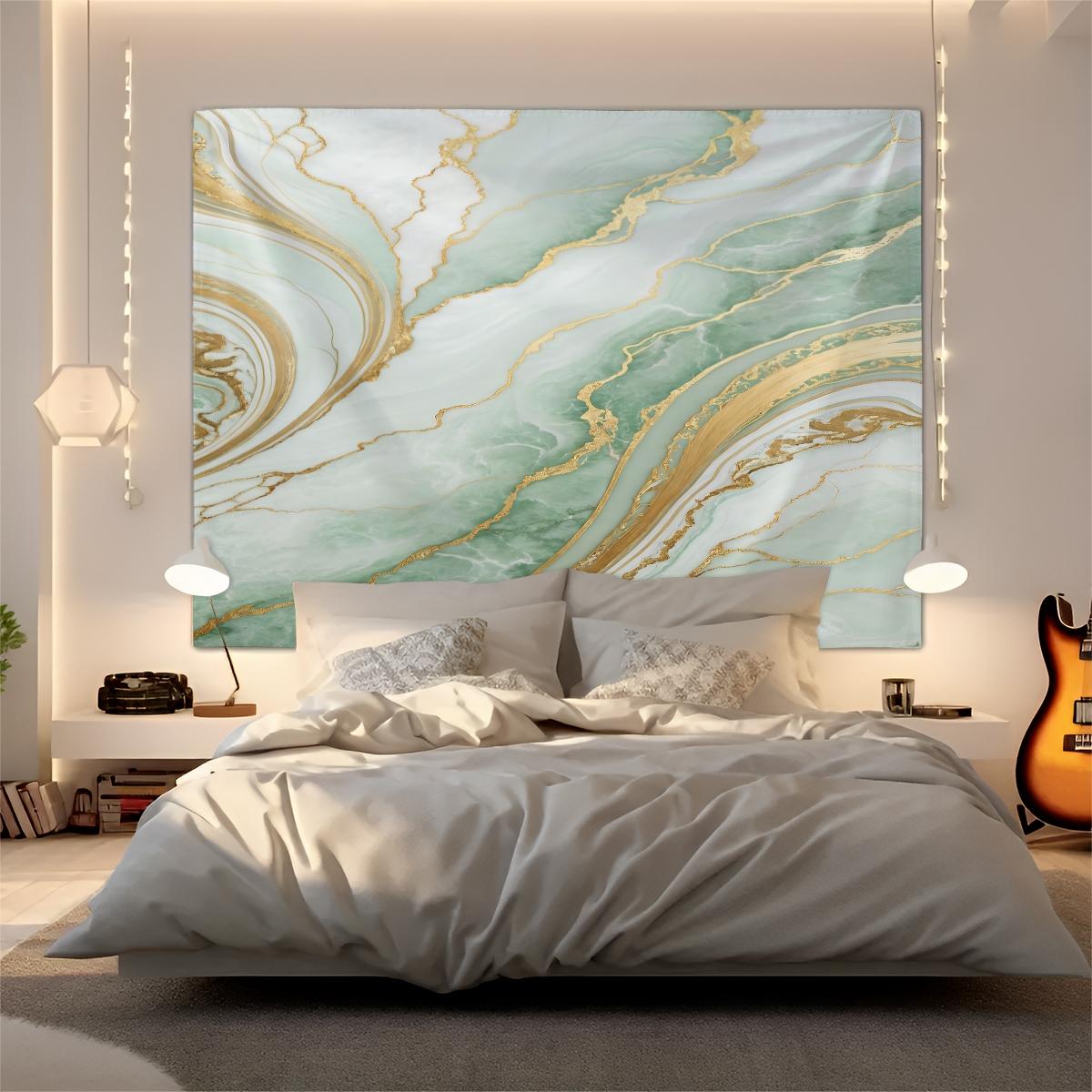 Marble Print Tapestry, Modern Luxury Wall Decor, Soft Fabric, Easy to Hang, Perfect for Bedroom and Living Room Background Decoration for Fluid Art Enthusiasts, Ideal Gift for Family and Friends