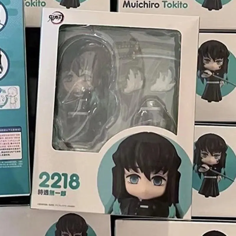 Cute Anime Demon Slayer Series #2217 Kanroji Mitsuri 2218 Tokitou Muichirou Figures Movable Doll Set Collection Surprise Gift