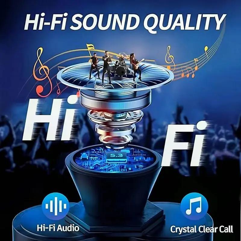 Wireless Earphone, In-ear Design NoiseCancellingHeadphone with Touch Screen, Stereo SoundBluetooth-compatible