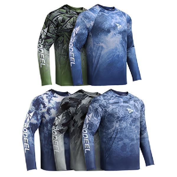 【RODEEL】905 Long Sleeve Shirts Men UPF 50+ Sun UV Protection Lightweight Quick Dry Moisture Wicking Breathable Cooling Athletic Activewear for Outdoor Sports Gym Workout Hiking Camping Running Biking Boating Construction Landscaping, Holiday Gift 【RODEEL】905 Long Sleeve Shirts Men UPF 50+ Sun UV Protection Lightweight Quick Dry Moisture Wicking Breathable Cooling Athletic Activewear for Outdoor Sports Gym Workout Hiking Camping Running Biking Boating Construction Landscaping, Holiday Gift
