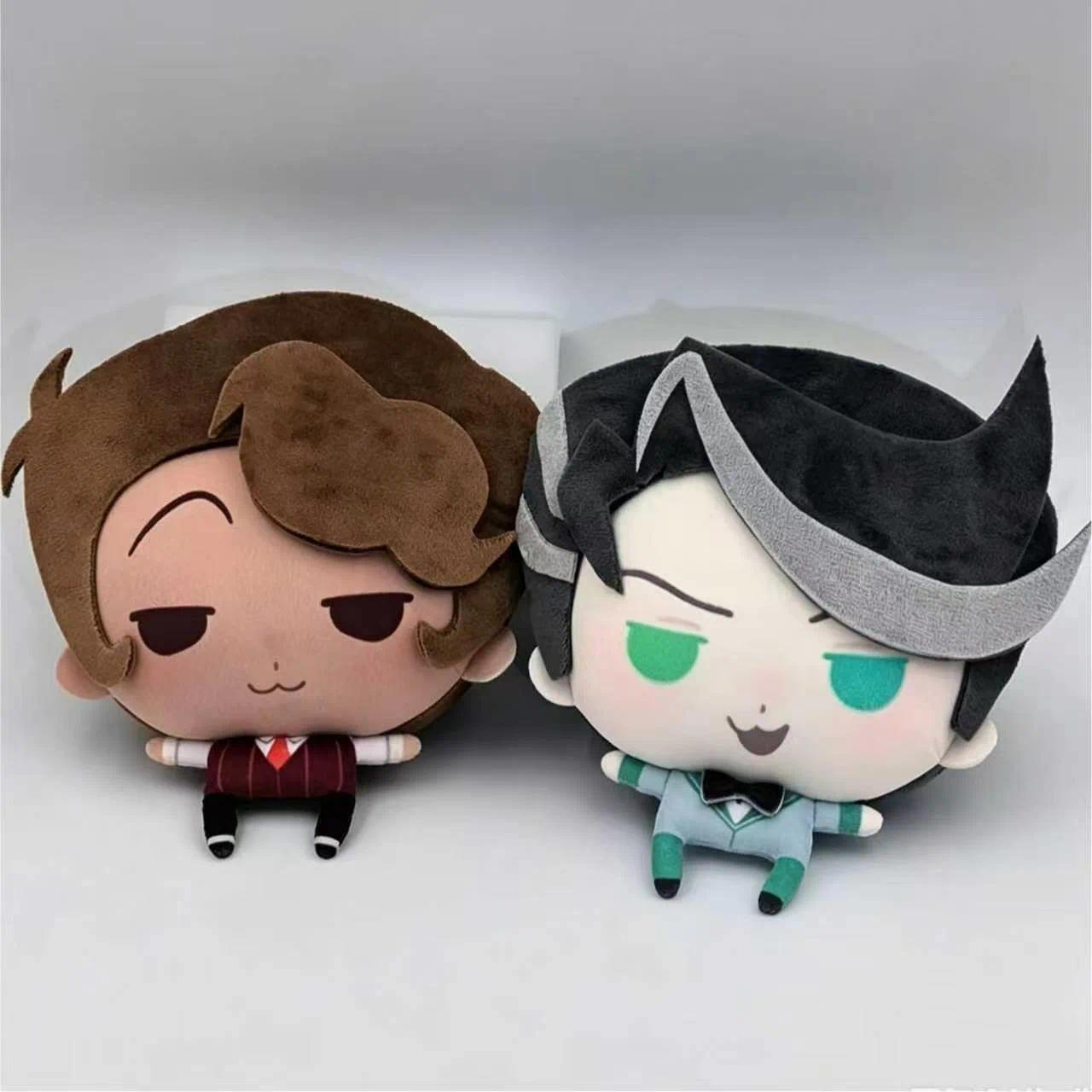 Latest 10cm Stuffed Hazbin Alastor VOX Plushie Stuffed Toys Hotel Vincent Plush Dolls Decor Pendants Keychain Birthday Xmas Gift