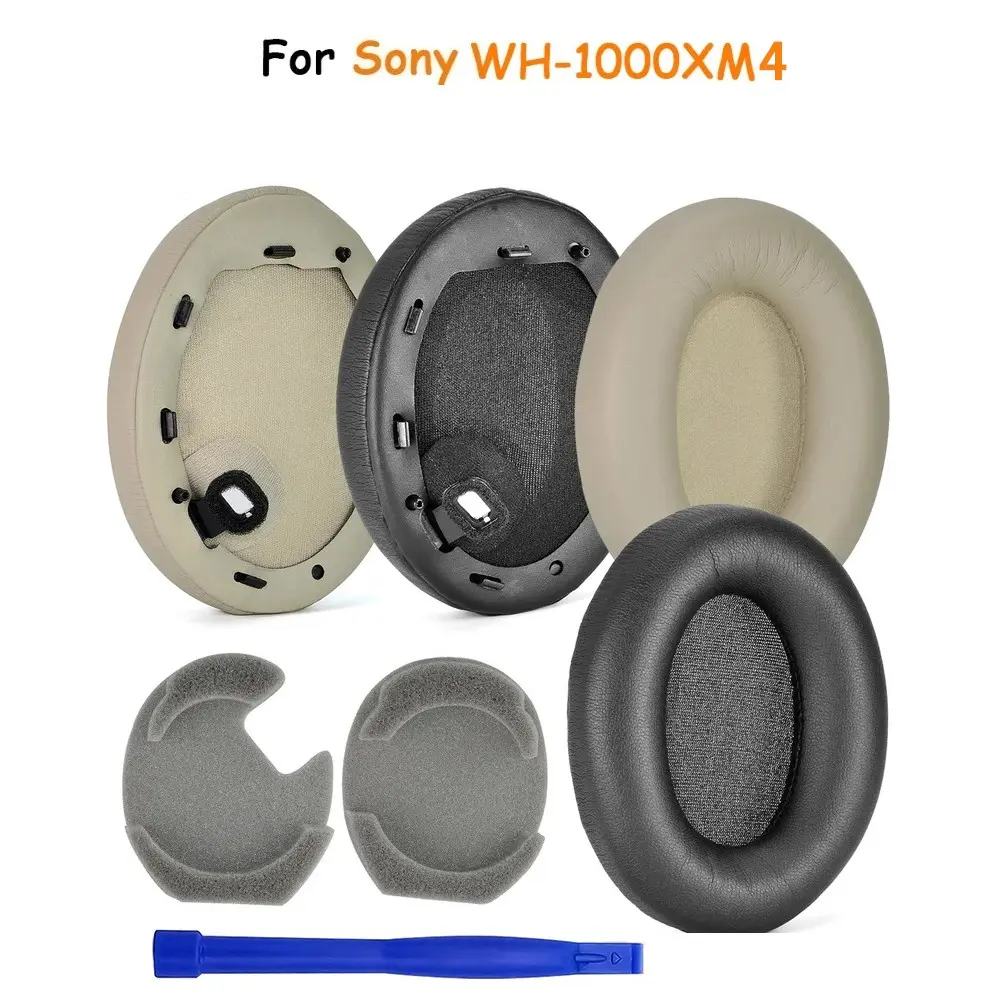 Durable Ear Pads Replacement for Sony Wh-1000xm4, Foam Sponge Ear Cushions, Comfortable Headphone Accessories, Long-Lasting Audio Gear