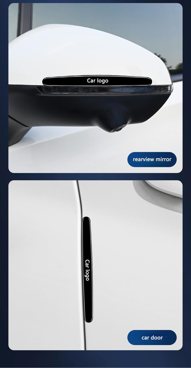 4 or 8 Pcs Car Door Handle Bowl Anti-Collision Protective Stickers for Toyota, Prius and Auris Auto Accessories