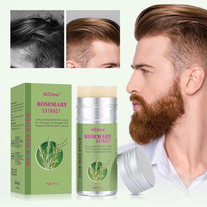 Rosemary Wax Stick Lipstick Frizzy Hair Hairline Pomade Wax Stick Mild Hair Styling Hair Gel For Kids & Adults Hair Care Products